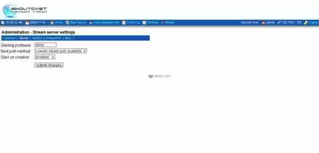 Download web tool or web app SHOUTcast Management Interface Download web tool or web app SHOUTcast Management Interface