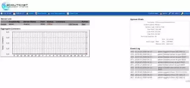 Download web tool or web app SHOUTcast Management Interface Download web tool or web app SHOUTcast Management Interface
