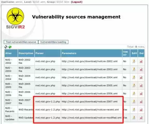 Download web tool or web app SIGVI
