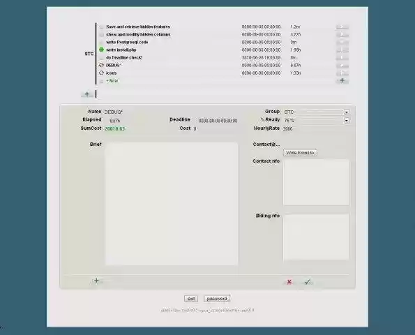 Download web tool or web app Simple Time Card - stc