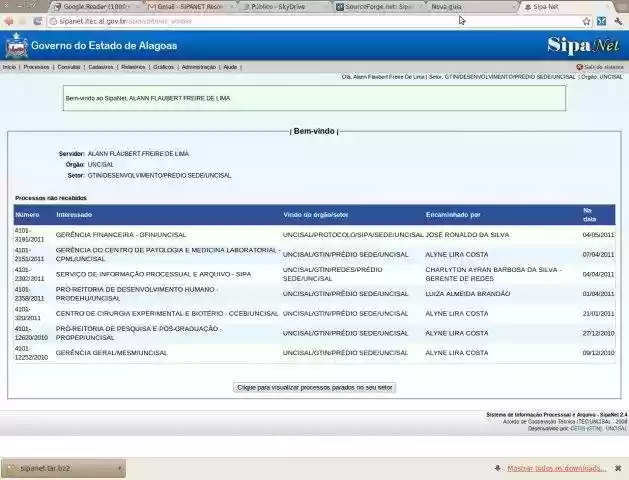 Download web tool or web app SipaNet - Sistema de Protocolo Download web tool or web app SipaNet - Sistema de Protocolo