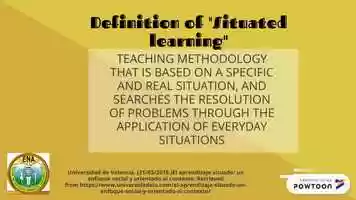 Free download Situated Learning video and edit with RedcoolMedia movie maker MovieStudio video editor online and AudioStudio audio editor onlin