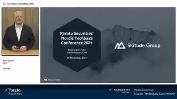 Free download Skitude  Pareto Securities Nordic TechSaaS Conference 2021 video and edit with RedcoolMedia movie maker MovieStudio video editor online and AudioStudio audio editor onlin