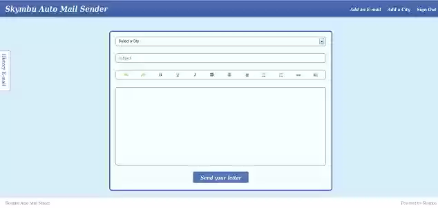 Download web tool or web app  Skymbu Auto Mail Sender