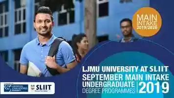 Free download SLIIT Main Intake 2019 / 2020 for LJMU Degree Programmes video and edit with RedcoolMedia movie maker MovieStudio video editor online and AudioStudio audio editor onlin