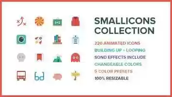 Free download Smallicons  220 Animated Icons | After Effects Project Files - Videohive template video and edit with RedcoolMedia movie maker MovieStudio video editor online and AudioStudio audio editor onlin