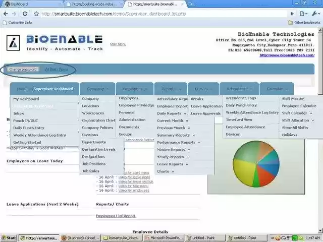 Download web tool or web app SmartSuite-Time Attendance  HRMS