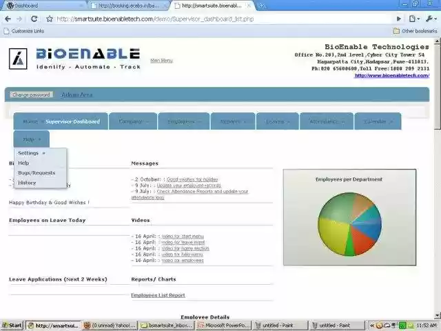 Download web tool or web app SmartSuite-Time Attendance  HRMS