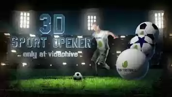 Free download Soccer Night - 3D Sport Opener | After Effects Project Files - Videohive template video and edit with RedcoolMedia movie maker MovieStudio video editor online and AudioStudio audio editor onlin