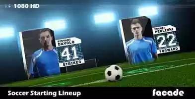 Free download Soccer Starting Lineup | After Effects Project Files - Videohive template video and edit with RedcoolMedia movie maker MovieStudio video editor online and AudioStudio audio editor onlin