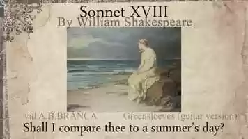 Free download Sonnet 18 Shall I compare thee to a summers day? video and edit with RedcoolMedia movie maker MovieStudio video editor online and AudioStudio audio editor onlin