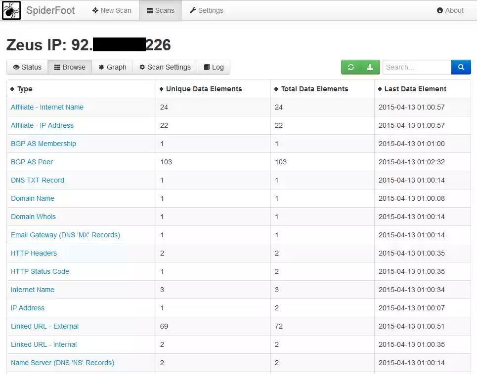 Download web tool or web app SpiderFoot Download web tool or web app SpiderFoot