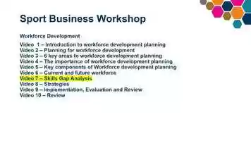 Free download Sports Business Workforce Development 7 video and edit with RedcoolMedia movie maker MovieStudio video editor online and AudioStudio audio editor onlin