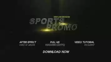 Free download Sports Promo l Sports Titles l Sports Trailer | After Effects Project Files - Videohive template video and edit with RedcoolMedia movie maker MovieStudio video editor online and AudioStudio audio editor onlin
