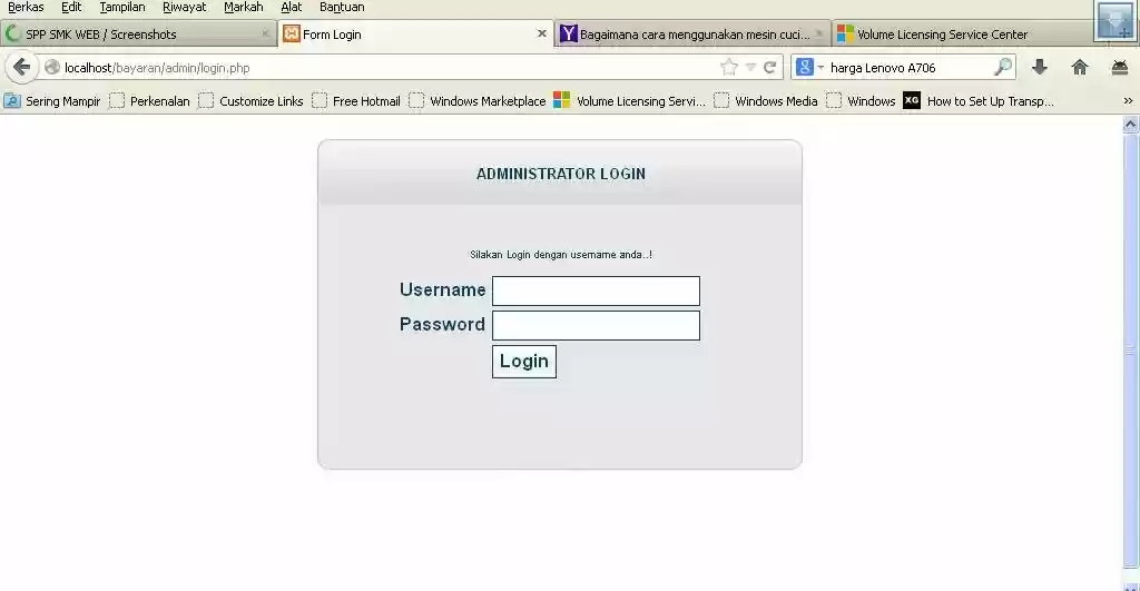 Download web tool or web app SPP PHP WEB