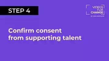 Free download Step 4: Confirm Consent from Supporting Talent video and edit with RedcoolMedia movie maker MovieStudio video editor online and AudioStudio audio editor onlin