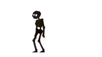 Free download Stop-motion animation - Scared skeleton video and edit with RedcoolMedia movie maker MovieStudio video editor online and AudioStudio audio editor onlin
