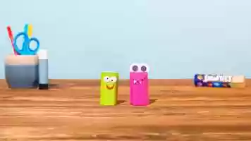 Free download Stop-Motion Animation: Smarties Papercraft Projects - Finger Puppets video and edit with RedcoolMedia movie maker MovieStudio video editor online and AudioStudio audio editor onlin