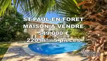 Free download ST-PAUL-EN-FORET - MAISON A VENDRE - 549 000  - 220 m - 5 pices video and edit with RedcoolMedia movie maker MovieStudio video editor online and AudioStudio audio editor onlin