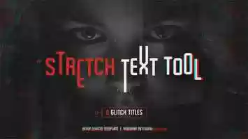 Free download Stretch Text Tool  Glitch Titles Pack Motion Design video and edit with RedcoolMedia MovieStudio video editor online and AudioStudio audio editor onlin
