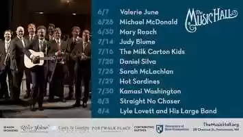 Free download Summer Lineup Ad - The Music Hall video and edit with RedcoolMedia movie maker MovieStudio video editor online and AudioStudio audio editor onlin