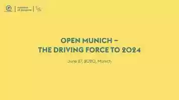 Free download summer of purpose // June 27 // Open Munich // The Driving Force to 2024 // ENG video and edit with RedcoolMedia movie maker MovieStudio video editor online and AudioStudio audio editor onlin