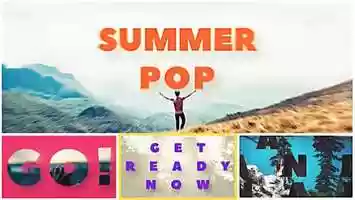 Free download Summer Pop Motion Design video and edit with RedcoolMedia movie maker MovieStudio video editor online and AudioStudio audio editor onlin