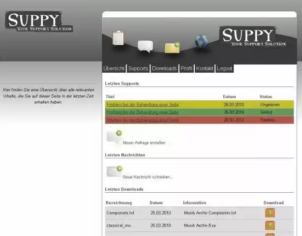Download web tool or web app Suppy