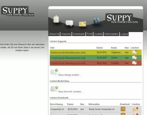 Download web tool or web app Suppy