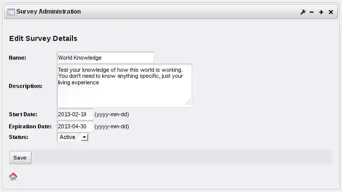 Download web tool or web app Survey Portlet