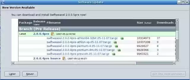 Download web tool or web app Swiftweasel 