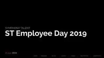 Free download Symphony Talent Employee Day - 2019 Kick Off Message video and edit with RedcoolMedia movie maker MovieStudio video editor online and AudioStudio audio editor onlin