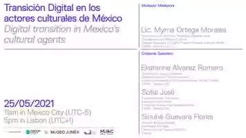 Free download Talk Digital Transition in Mexicos Cultural Agents, May 25th 2021 (Spanish) video and edit with RedcoolMedia movie maker MovieStudio video editor online and AudioStudio audio editor onlin