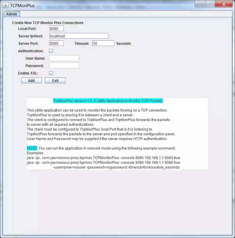 Download web tool or web app TCPMonPlus Download web tool or web app TCPMonPlus