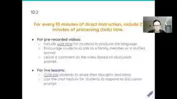 Free download Teacher Tutorial: Using the 10:2 Teaching Strategy in Distance Learning video and edit with RedcoolMedia movie maker MovieStudio video editor online and AudioStudio audio editor onlin