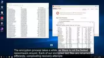Free download TEMASOFT Ranstop blocks Maze ransomware video and edit with RedcoolMedia movie maker MovieStudio video editor online and AudioStudio audio editor onlin