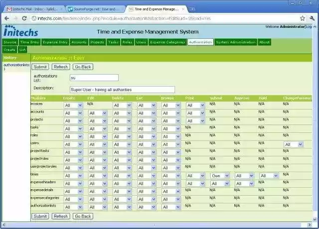 Download web tool or web app TEMS -Time and Expense Management System