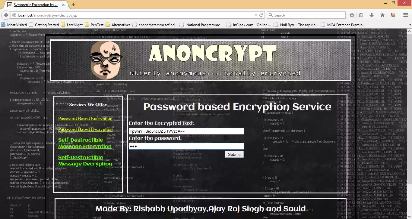 Download web tool or web app Text Encryption and Decryption Download web tool or web app Text Encryption and Decryption
