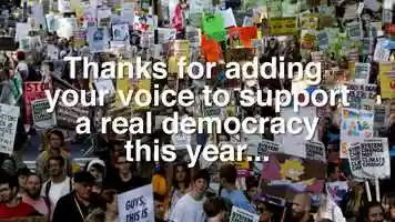 Free download Thank you for supporting Unlock Democracy this year! video and edit with RedcoolMedia movie maker MovieStudio video editor online and AudioStudio audio editor onlin