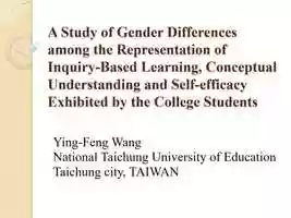 Free download The Gender Differences of Scientific Inquiry, Conceptual Understanding and Self-efficacy Exhibited by the College Students video and edit with RedcoolMedia movie maker MovieStudio video editor online and AudioStudio audio editor onlin