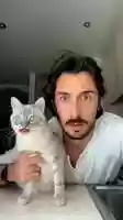Free download The white and cutest cat singing a song amazingly with her owner. video and edit with RedcoolMedia movie maker MovieStudio video editor online and AudioStudio audio editor onlin