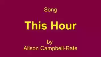 Free download This Hour - Alison Campbell-Rate (learning track) 1 video and edit with RedcoolMedia movie maker MovieStudio video editor online and AudioStudio audio editor onlin