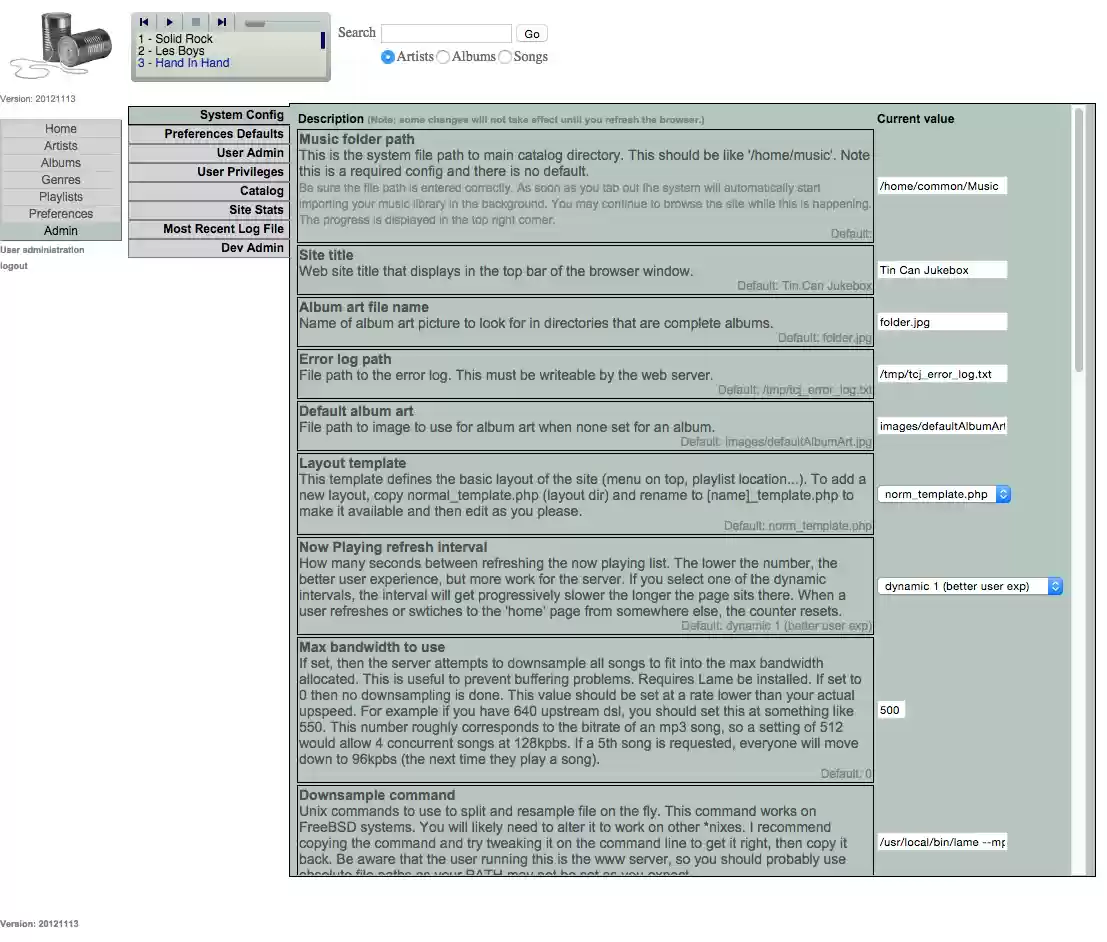 Download web tool or web app Tin Can Jukebox Download web tool or web app Tin Can Jukebox