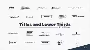 Free download Titles Motion Design video and edit with RedcoolMedia movie maker MovieStudio video editor online and AudioStudio audio editor onlin