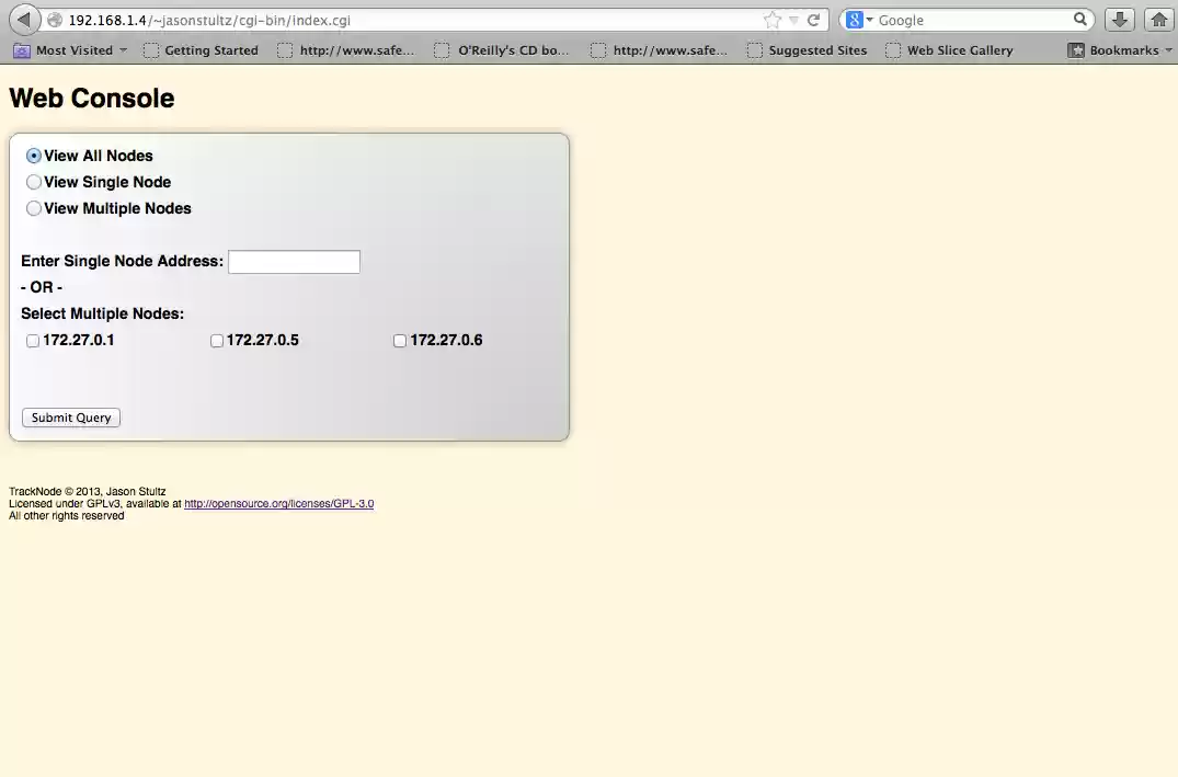 Download web tool or web app TrackNode