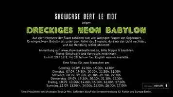 Free download Trailer 5 - Dreckiges Neon Babylon.mp4 video and edit with RedcoolMedia movie maker MovieStudio video editor online and AudioStudio audio editor onlin