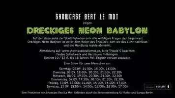 Free download Trailer 6 - Dreckiges Neon Babylon.mp4 video and edit with RedcoolMedia movie maker MovieStudio video editor online and AudioStudio audio editor onlin