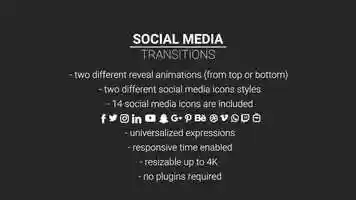 Free download Transition With Social Media Icons Motion Graphics Templates video and edit with RedcoolMedia movie maker MovieStudio video editor online and AudioStudio audio editor onlin