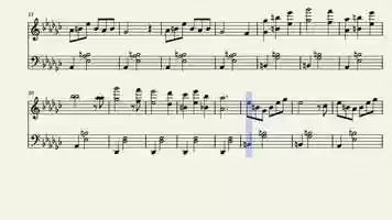 Free download Transparent Theme Solo Piano with sheet music video and edit with RedcoolMedia movie maker MovieStudio video editor online and AudioStudio audio editor onlin