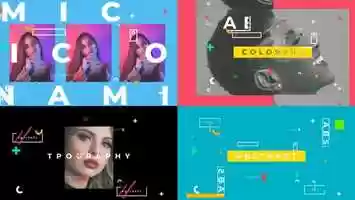 Free download Typo Colorful Opener | After Effects Project Files - Videohive template video and edit with RedcoolMedia movie maker MovieStudio video editor online and AudioStudio audio editor onlin